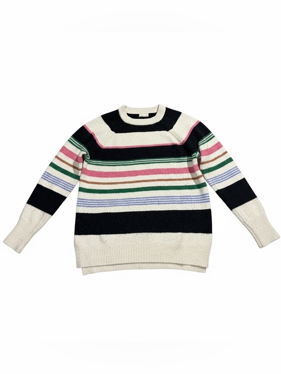 Caslon Sweaters - Caslon Striped Sweater Multicolor Crewneck Knit Cozy Size XS Fall Cottagecore